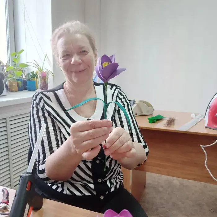 Цветы из фоамирана